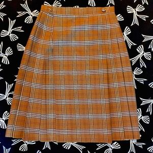 Skirt Wool Japan Vintage Check